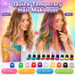 🔥 50% KORTING! 🌈 12-Kleuren Tijdelijke Haarkrijtset – Met Applicator | Snel Kleur in je Haar Zonder Permanente Verandering ✨ NL