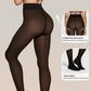 Magische panty met fleecevoering – doorschijnend effect