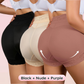 BBEUU 3-delige set shapewear-slipjes met hoge taille en antislip siliconenband – Rekbaar, ademend en naadloos, voor een platte buik en een strakker achterwerk, voor dagelijks zelfvertrouwen. Basic, minimalistische damesmodellen in diverse kleuren, 3 stuks