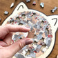 🎁Kerstuitverkoop 50% KORTING🎅 Houten katvormige puzzel van 135 stukjes Morandi-Color
