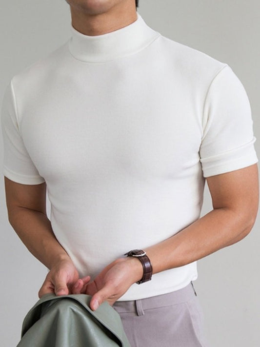 🎁2026 Nieuwjaar Hete Uitverkoop🎁High Neck Slim Fit T-shirt voor Mannen