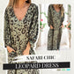 💖Beperkte uitverkoop 50% KORTING💖Safari Chic Leopard-jurk