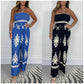 🎁2026 Nieuw binnen 50% KORTING💥Tube Top Jarretel Jumpsuit