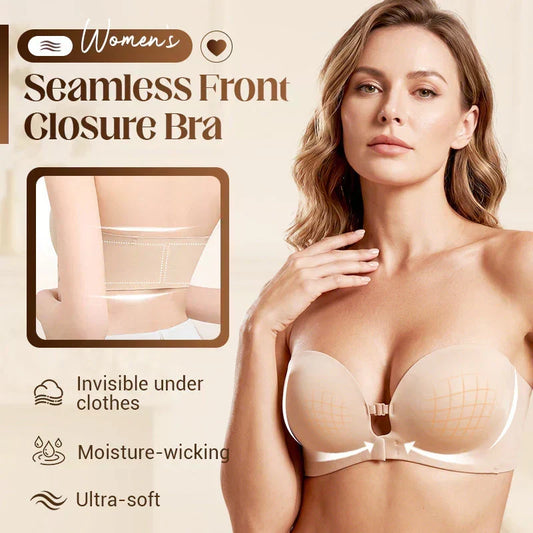 ✨ Comfortabele Naadloze Beha Met Sluiting Aan De Voorkant – Makkelijk Aan Te Trekken & Perfecte Pasvorm