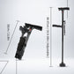 🦯 Multifunctionele opvouwbare wandelstok – met ingebouwd lampje, noodalarm, vierpotige voet en 5-traps hoogteverstelling✨