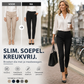⏰🎁Hoge elastische broek voor dames met zakken met ritssluiting