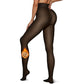 Magische panty met fleecevoering – doorschijnend effect