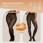 Magische panty met fleecevoering – doorschijnend effect