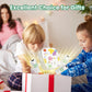 Top kerstcadeau 2026 🎅 XenGro Mini draagbare stickerprinter, mini thermische printer met 3 rollen papier, Bluetooth inktloze printpods, zakformaat labelmaker geschikt voor creatieve kinderen
