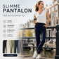⏰🎁Hoge elastische broek voor dames met zakken met ritssluiting