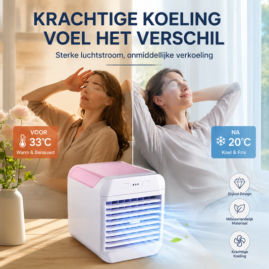 ⏰⏰Douanesubsidie！！！Compacte Draagbare Desktop Luchtkoeler met Watertank