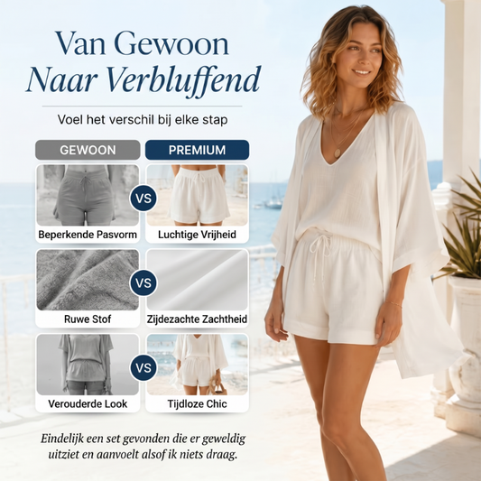 ⏰🎁Casual 3-delige loungeset voor dames met vest