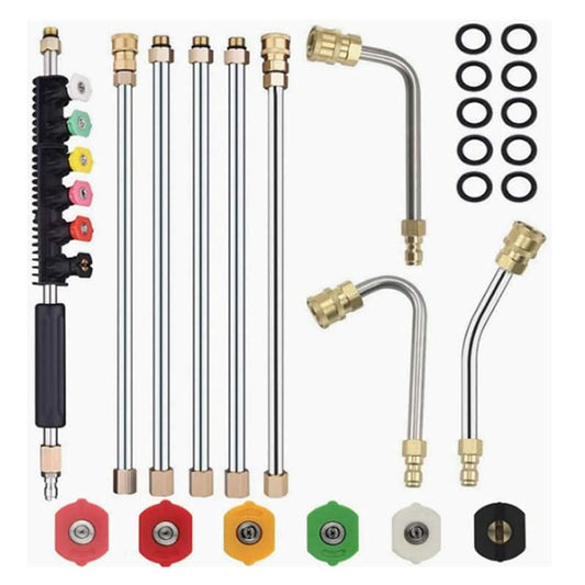 💥【PROFESSIONELE HOGEDRUKSET 4000 PSI】NU 50% KORTING!Complete 10-delig pakket – Verwijder Stuborn Vuil in Seconden! 🚿✨
