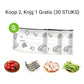 🔥Wereldwijde bestseller🍗 Tijdelijke aanbieding! Koop 3 en krijg 2 gratis🥦Herbruikbare aluminiumfolie verzegelbare opbergzakken