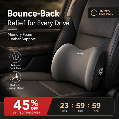 🔥Beperkte aanbieding 50% KORTING🚗 Hoofdsteun kussen voor auto, nek- en lendensteun 😍
