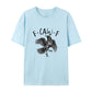 Grappig grafisch T-shirt met kraai