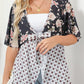 🌸 Nieuw Binnen! Floral Kimono met Ruches en Strik – Luchtig, Los & Boho Chic | Tijdelijk 49% KORTING – OP = OP