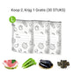 🔥Wereldwijde bestseller🍗 Tijdelijke aanbieding! Koop 3 en krijg 2 gratis🥦Herbruikbare aluminiumfolie verzegelbare opbergzakken