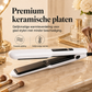⏰🎁2-in-1 Haarstraightener en Krultang met Negatieve Ionische Verzorging