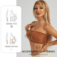 Strapless Ademend BH met Voorsluiting voor Grote Maten