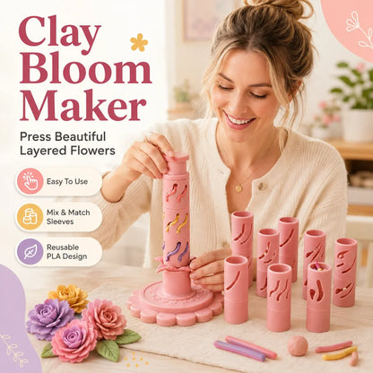 ✨ 50% KORTING – Modulaire Bloemvormer voor Klei, Ontdek Jouw Creativiteit met DIY Bloemen