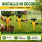 🏡Koop 1 Krijg 1 Gratis✨360° Roterend Automatisch Besproeiingssysteem Voor Tuin, Gazon En Terras.