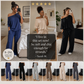 Tweedelige set voor dames: top met blote schouders en broek