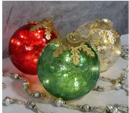 Glastafel Christmas Versieringen 【3 stuks】🔔🎁
