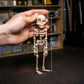 3D-geprint vintage skelet magnetisch beeldje 🎃