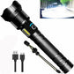 ⏰🎁LED oplaadbare tactische laser zaklamp 90000 hoge lumen