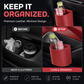 🥳2026 HOT SALE🥳💞50K+ VERKOCHT!🚗🧺 50% KORTING! Lederen autodeur bekerhouder – Brede opening, gemakkelijk bereikbaar voor drankjes en telefoon. Stevige clipbevestiging. Gemaakt van duurzaam PU-leer, sterk & stijlvol. 🛡️✨