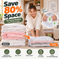 ⏳ALLEEN VANDAAG IN DE UITVERKOOP!🏆🧳Vacuümzakken zonder pomp – Gewoon dichtdrukken en klaar, geen pomp nodig. Bespaart 80% ruimte, houdt kleding droog en stofvrij. Perfect voor volumineus beddengoed en spullen die je buiten het seizoen niet gebruikt.