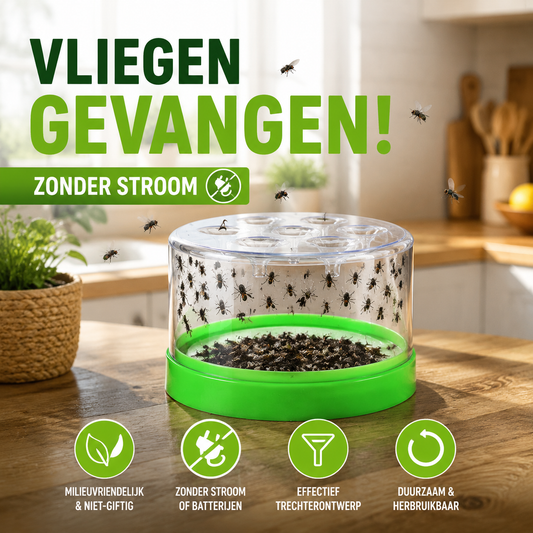 ♻️Herbruikbare niet-elektrische vliegenval