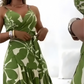 🏖️Summer Hot Sale 50% OFF🌼Women's Casual Resort Print Gathered Tunic Dress