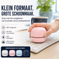 🔥Aanbieding 50% KORTING🔥 Stop met het wegblazen van kruimels van je toetsenbord! Draagbare mini-bureaustofzuiger – USB-oplaadbaar, 360° zuigkracht, start met één druk op de knop 🖥️