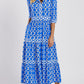 🎉Lenteaanbieding: 50% korting🌸 Maxi-jurk met V-hals voor dames met geometrische print