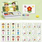 🔥Magnetische puzzels Face Dress Up Reisspel Dubbelzijdig Educatief leerspeelgoed voor kleuter