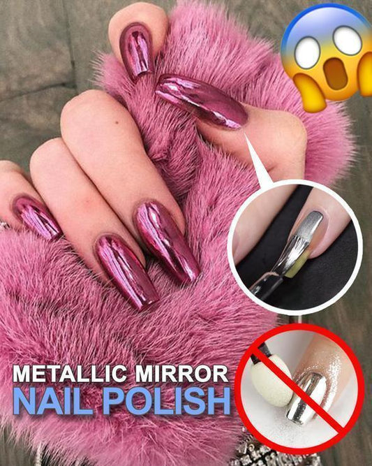 ⏰🎁Glamoureuze metallic spiegelende nagellak uit 2026