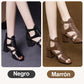 [35-40] Zachte onderkant holle dikke hak zachte leren Romeinse sandalen