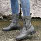 🔥🔥Gratis verzending👢Sale 49% korting - Orthopedische laarzen met ronde neus en zijrits voor dames