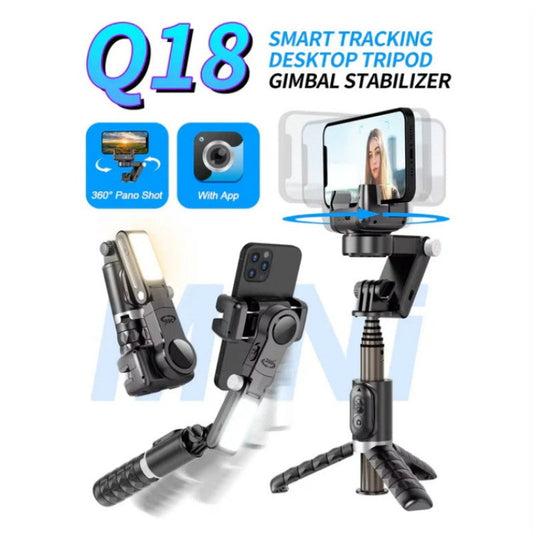 360° Draaibare 3-Assige Opvouwbare Gimbal Stabilisator voor Smartphone Opnames