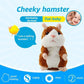 🐹 60% KORTING – Pratende Hamsterknuffel van 15 cm | Herhaalt Geluid en Beweegt Zijn Kopje