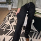 🔥Hot Sale: 56% UIT🔥 Dames open bootcut jeans