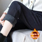 💥Uitverkoop 50% korting💥Dames Hoge Taille Warme Nep Fleece-gevoerde Broeken