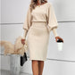Elegante gebreide rok 2-delig set