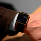 Waterdicht vierkant elektronisch herenhorloge met stalen band