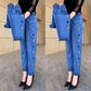 🔥Hete verkoop - 50% korting🔥Dames hoge elasticiteit hart patroon geborduurde jeans