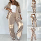 Voorjaarsspecials🌸 Casual Beige 2-delige set voor dames