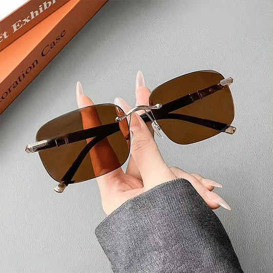 🔥2025 Hete verkoop 55%Korting😎Hoogwaardige randloze beschermende zonnebril🕶️