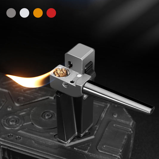 🎉Tijdelijk aanbod💥Slant Flame opblaasbare tabakspijp met dubbele functie
